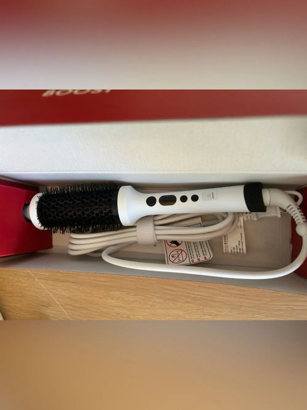 BONDI BOOST Infrared Bounce Thermal Brush, 1.65” barrel, sample brush. Minor use